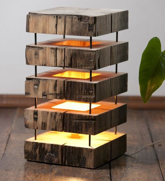 Picture of Wooden Table Lamp